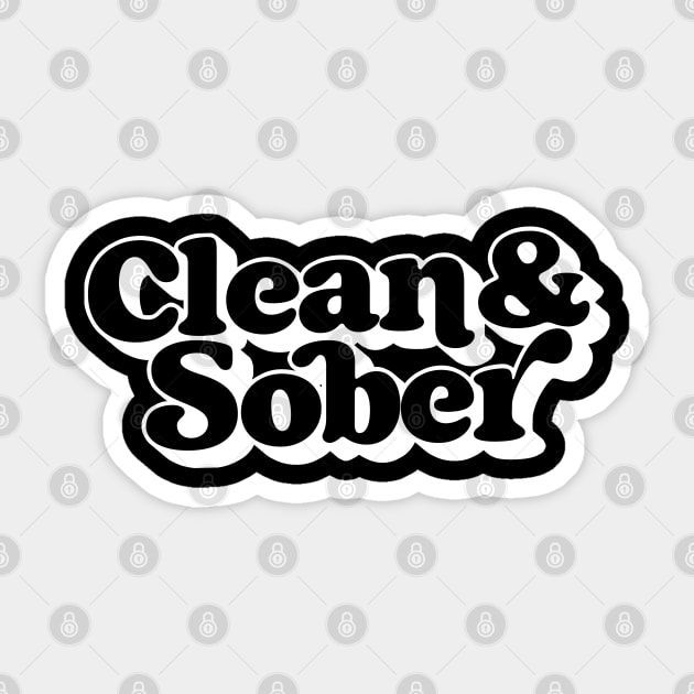 Clean & Sober Sticker by DankFutura